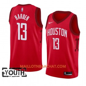Maillot NBA Houston Rockets James Harden 13 2018-19 Nike Rouge Swingman - Enfant